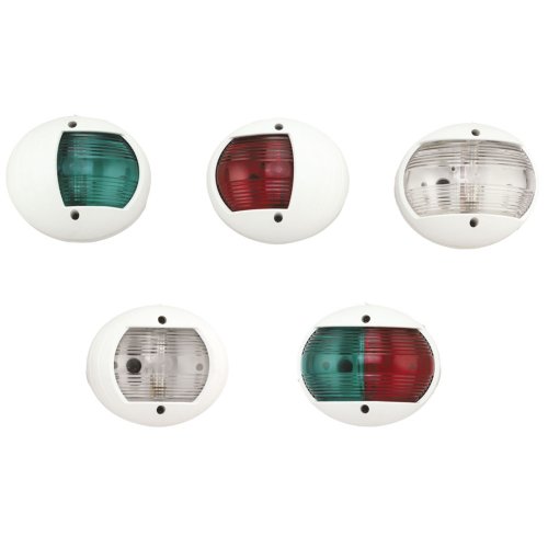 Led Navigation Light, All Round Light, 8-30v, Led 1w, 225&deg;, 3nm, White Housing With Clear Lens - L4400293 1 - L4400293