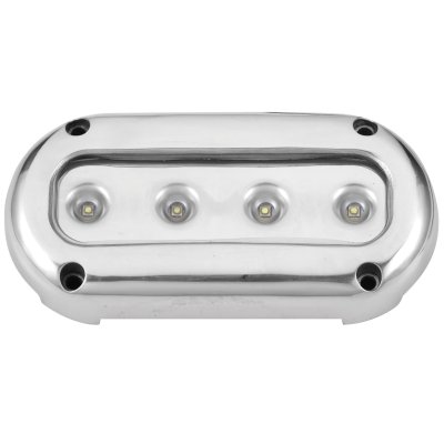 Led Stainless Steel 316 Underwater Light, Surface Mount, 372lm, Cool White, Ip68 - L4400297 72dpi - L4400297