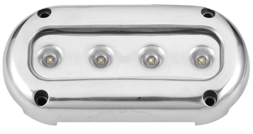 Led Stainless Steel 316 Underwater Light, Surface Mount, 68lm, Blue, Ip68 - L4400297 72dpi - L1901298