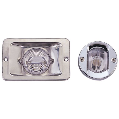 Stern Light, 12v/8w, 135&deg;, Stainless Steel Housing With Clear Lens - L4400345 72dpi - L4400345