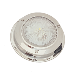 Stainless Steel Led Dome Light, Built-On, 12v/1,7w, Led 20x5&oslash;, H32mm, Cool White - L4400535 72dpi 2 - L4400535