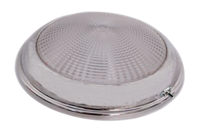 Stainless Steel Led Dome Light, Built-On, 12v/1,7w, Led 1x3w, H34mm, Warm White - L4400554 72dpi - L4400554