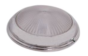 Stainless Steel Led Dome Light, Built-On, 12v/1,7w, Led 1x3w, H34mm, Warm White - L4400554 72dpi - L4400554