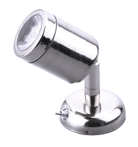 Led Wall-Reading Light (Mini), Stainless Steel, 8-30v/1,2w, Led 1x 1w, H=112mm - L4400841 72dpi - L4400841