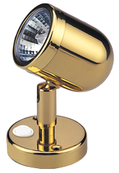 Led Wall-Reading Light (Mini), Brass, 12v, Led 12x 5&oslash;, H=109mm - L4400922 72dpi - L4400922