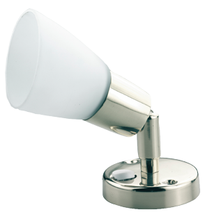 Led Wall Light, Chromed, 8-30v/3,1w, Led 1x 3w, H=153mm - L4400936 72dpi - L4400936
