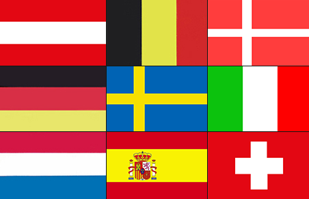 Belgian Flag 30x45cm - Ladenvlaggen - BLG3045