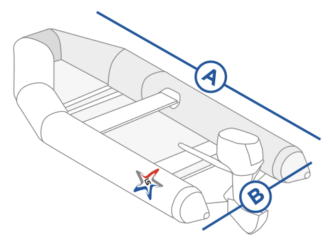 Lodestar Inflatable Boat Ultra Light 220 Drop-Stitch Air Deck-Floor - Lodestar sizes 10 20 - 9038032