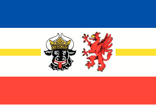 Mecklenburg-Vorpommern Flag 20x30cm - Mv2030 72dpi - MV2030