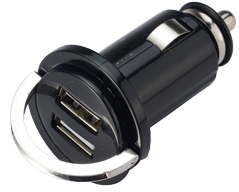Usb Plug For 12v Socket, 12-24v/2,1a (2x Usb Port) - N0001343 72dpi - N0001343