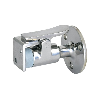 Stainless Steel Door Stop Catch, With Rubber Bumper Stop, A=61mm, B=17mm, C=50mm, D=30mm - N0085019 72dpi - N0085019