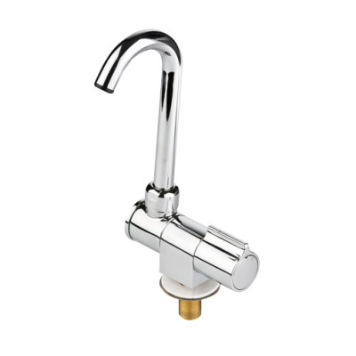 Chromed Plated Water Tap, Collapsible, &Oslash;14mm Swivel, Connection 3/8", 60x140x180mm - N0115130 72dpi - N0115130