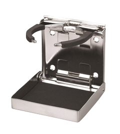 Stainless Steel Drink Holder Spring Loaded, Foldable, 98,4x102mm - N0154098 72dpi - N0154098