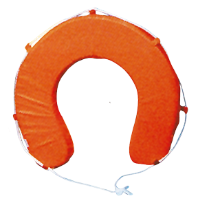 Horseshoe Lifebuoy Model 'Commodore', Orange - N1555001 1 - N1555001