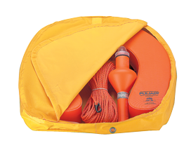 Safety Kit 'Polaris', Incl. Horseshoe-Lifebuoy, Rescue Light, 30m Rescue Rope, Watertight Case - N1660004 72dpi - N1660004