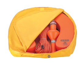 Safety Kit 'Polaris', Incl. Horseshoe-Lifebuoy, Rescue Light, 30m Rescue Rope, Watertight Case - N1660004 72dpi - N1660004