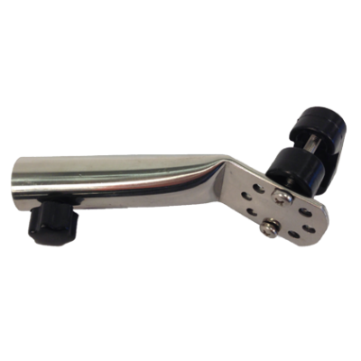 Stainless Steel Flag Pole Support For Railing Mount 45&deg;, Inner Size &Oslash;22mm - N2122020 - N2122020