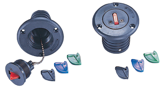 allpa Plastic Deck Entries with Color-Coded keys