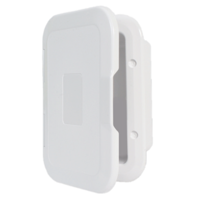 Sturdy Plastic Hatch With Lid, 235x160mm - N55882 w - N5882/W