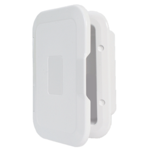 Sturdy Plastic Hatch With Lid, 235x160mm - N55882 w - N5882/W