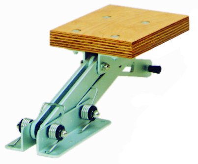 Folding outboard motor seats