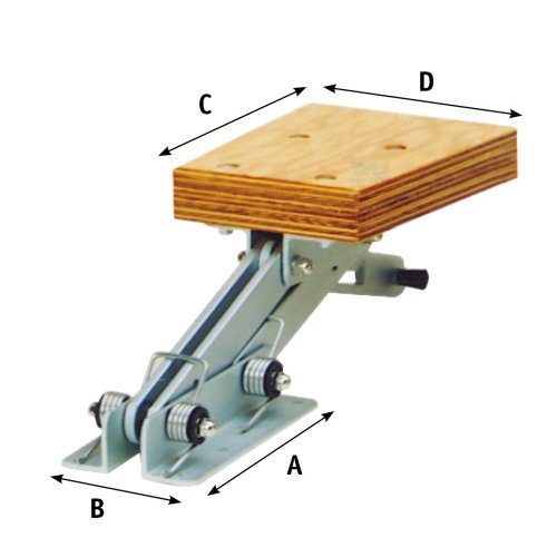 Aluminum Folding Outboard Motor Bracket (Max. 35kg) - O0500420 1 - O0500420