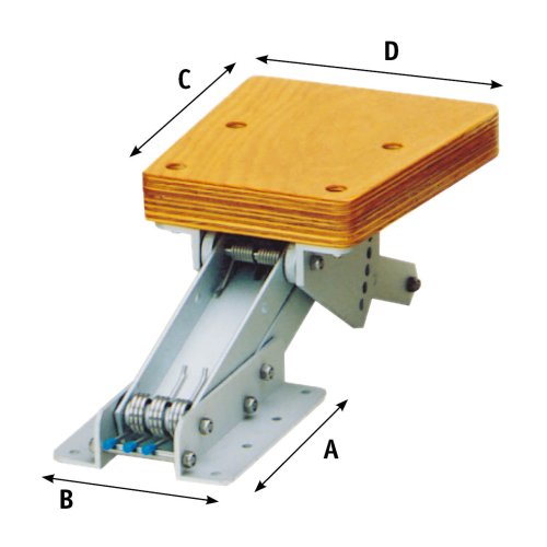 Aluminum Folding Outboard Motor Bracket (Max. 40kg) (Adjustable Plank: 5 Positions) - O0500480 1 - O0500480