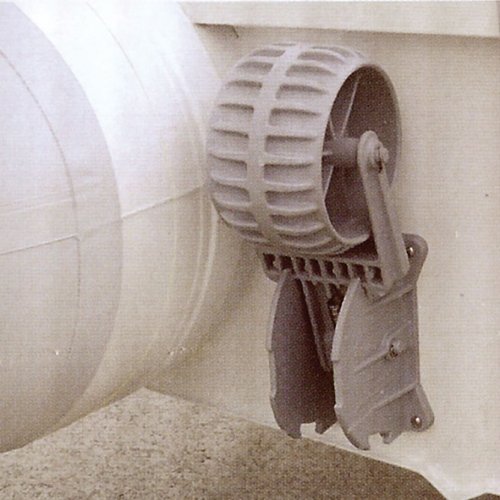 Launching Wheels Set, Solid Plastic Wheels, Max. 100kg (Folding) - O0836034 01 72dpi - O0836034