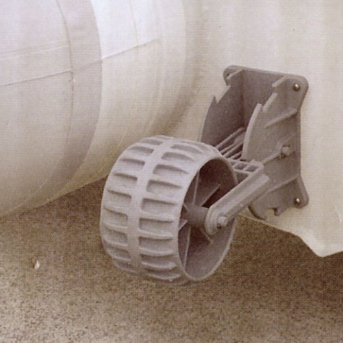 Launching Wheels Set, Solid Plastic Wheels, Max. 100kg (Folding) - O0836034 02 72dpi - O0836034