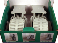 Launching Wheels Set, Solid Plastic Wheels, Max. 100kg (Folding) - O0836034 72dpi - O0836034
