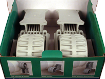 Launching Wheels Set, Solid Plastic Wheels, Max. 100kg (Folding) - O0836034 72dpi - O0836034