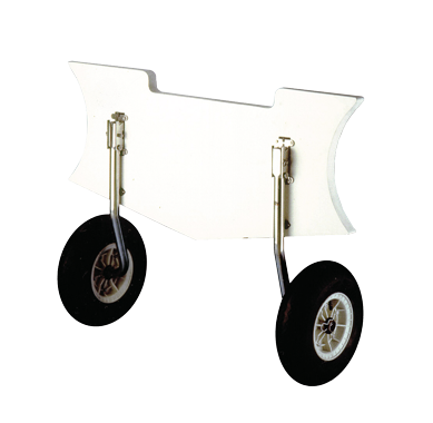 Stainless Steel Launching Wheels Set For Inflatable Boat, Max. 100kg (Folding) - O0836062 - O0836062