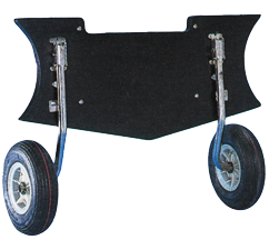 Stainless Steel Launching Wheels Set For Inflatable Boat, Max. 180kg (Folding) - O0836080 72dpi - O0836080