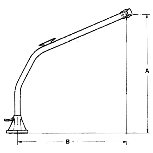 Set Stainless steel Davits with Stainless steel base - O1740120 2 - O1740120