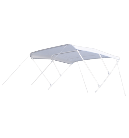 Aluminum sun top model 'BIMINI' - white