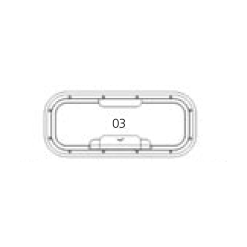 Go&iuml;ot Fly Screen For Portlights Model 'Opal 03' - Opal satin openklapbaar03 2 - 73115854