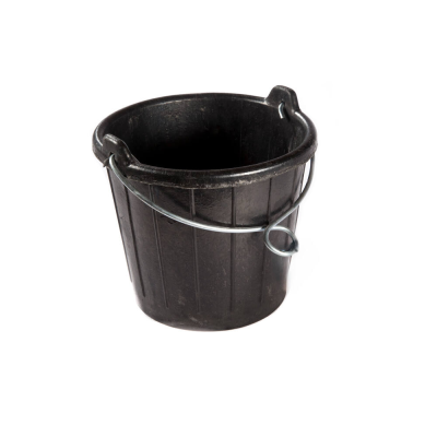 Rubber Bucket, 7,5l, With Galvanised Handle - P001 3 - P001
