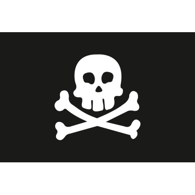 Pirate Flag 50x75cm - Pirat5075 72dpi - PIRAT5075