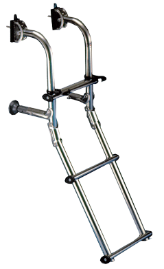 Stainless Steel Foldable Bathing Ladder, 3-Steps, L=740mm, B=220mm, Tube &Oslash;25mm - S1123003 72dpi - S1123003