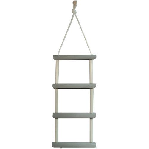 Polypropylene Rope-Ladder, 4-Steps (Lexan), L=1060mm, B=300mm, step &Oslash;25mm, max. 120kg - S1509004 72dpi - S1509004