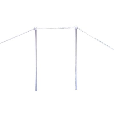Set Aluminum Stanchions (2x) With Rope, For Gangway (S290/S293-Serie) - S1825070 1 - S1825070