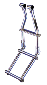 Stainless Steel Bathing Ladder For Transom Platform (S1900027), 3-Steps, Tube &Oslash;25mm - S1922623 72dpi - S1922623