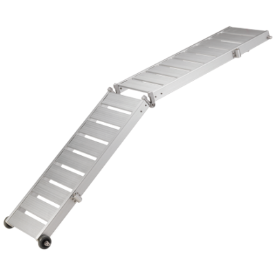 Aluminum Gangway With Wheels & Aluminum Tread, 2-Piece, Carrying Capacity 160kg - S6331230 72dpi - S6331230
