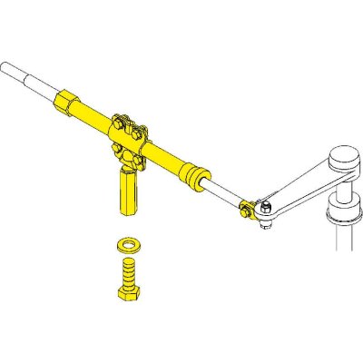 Seastar Clamp Block Kit Short Post, H= 67mm - Sa27299 72dpi - SA27299