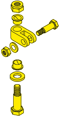 Seastar Kit Clevis Stainless Steel, Long Bolt - Sa27329 72dpi - SA27329