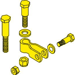 Seastar Kit Clevis Stainless Steel, Short Bolt (Ski Boat) - Sa27576 72dpi - SA27576