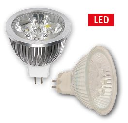 Mr16 Led Bulb, 12x&oslash;5mm, 12v (Similar To 20w Light Bulb), Warm White, Dimmable - Samen l8000116 - L8000117