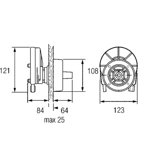 Seastar Light Duty Steering Helm - Sh8050 72dpi - SH8050