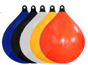 Allpa Solid Head Buoy, Ø450, L=620mm, Dark Blue With Black Head (Size 2) - Solid head buoy s - 9059562