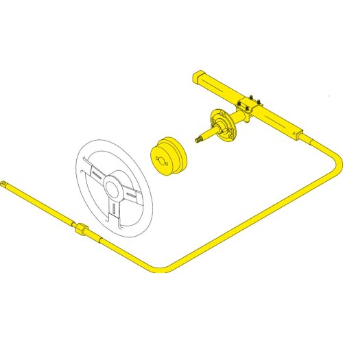 Seastar Safe-T Ii (No-Feedback) 3.2 Rotary Steering System With Cable 7' (2.13m) - Ss13207 03 - SS13207